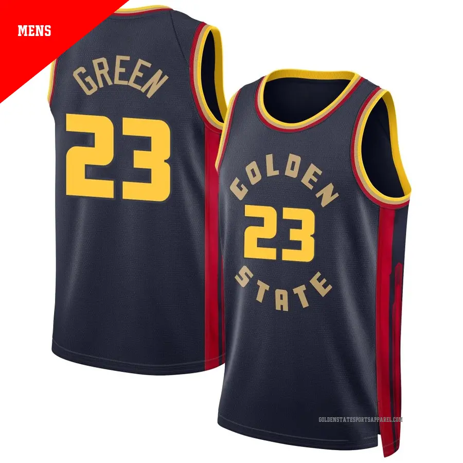 ＃23 Men's Draymond Green Golden State Warriors 2024/25 Swingman Navy City Edition Jersey