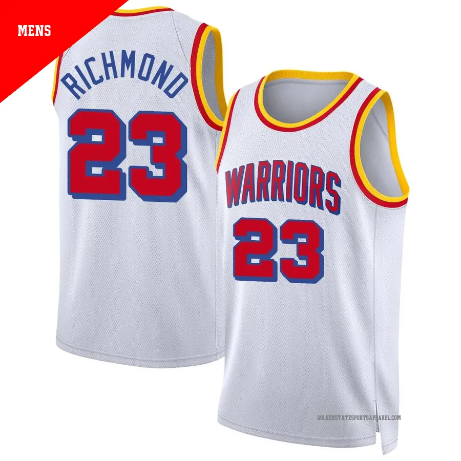 ＃23 Men's Mitch Richmond Golden State Warriors 2024/25 Swingman White Classic Edition Jersey