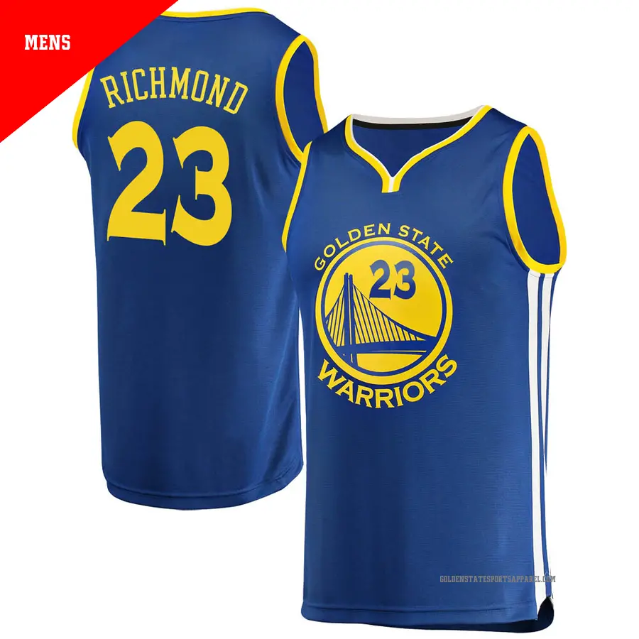 ＃23 Men's Mitch Richmond Golden State Warriors Royal Fast Break JerseyIcon Edition