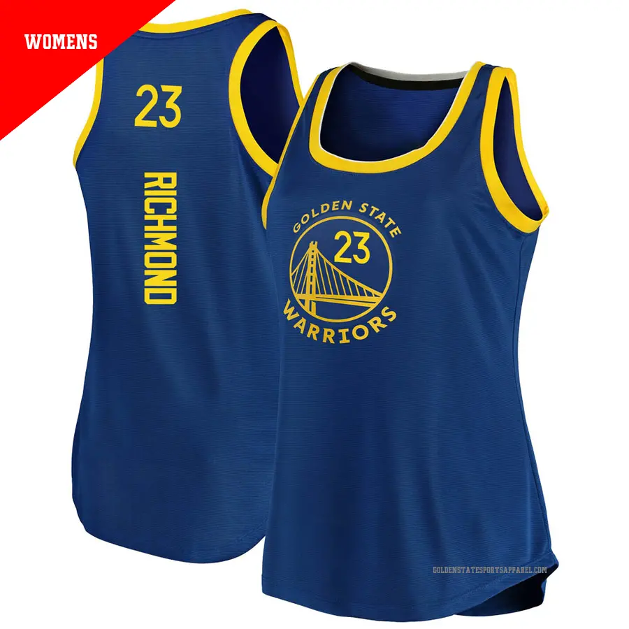 ＃23 Women's Mitch Richmond Golden State Warriors 2019/20 Fast Break Royal Tank JerseyIcon Edition