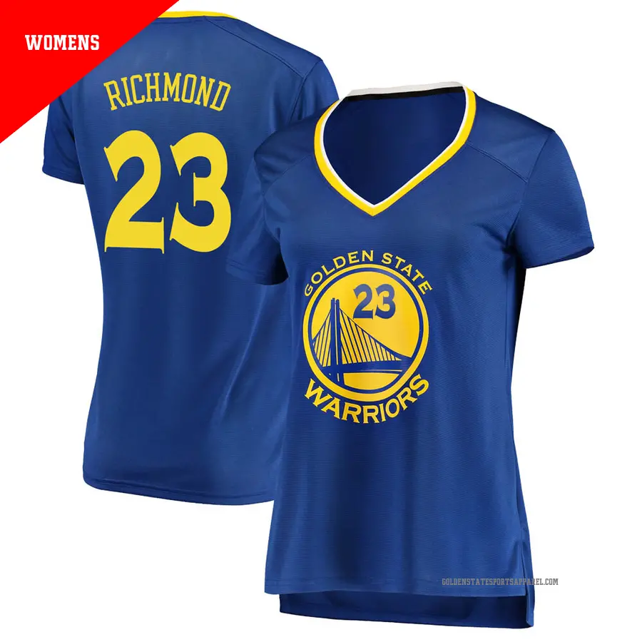 ＃23 Women's Mitch Richmond Golden State Warriors Royal Fast Break JerseyIcon Edition