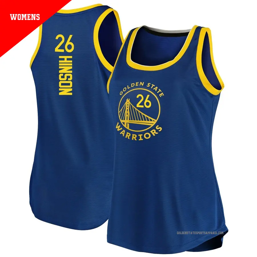 ＃26 Women's Blake Hinson Golden State Warriors 2019/20 Fast Break Royal Tank JerseyIcon Edition